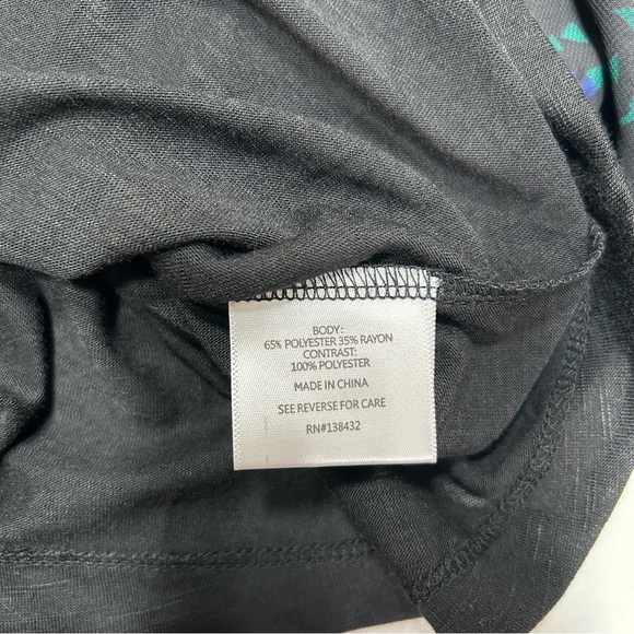 ModCloth Women Jack-O-Lantern Raglan 3/4 Sleeve Keyhole Halloween Shirt size XL - Picture 9 of 12